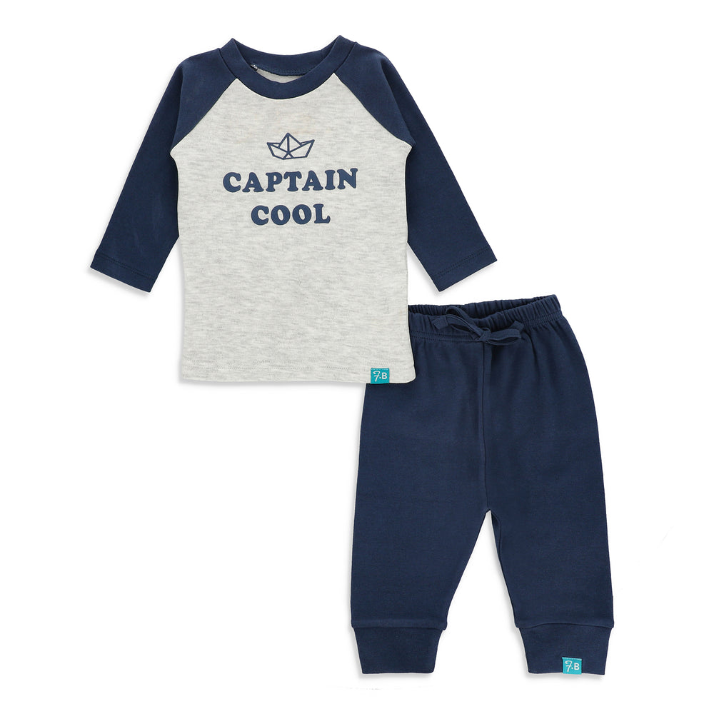 FH20120904_BLUE_1.jpg Shirt & Pants Set - FB-3001 | Stylish and Comfortable Matching Outfit - Image 1