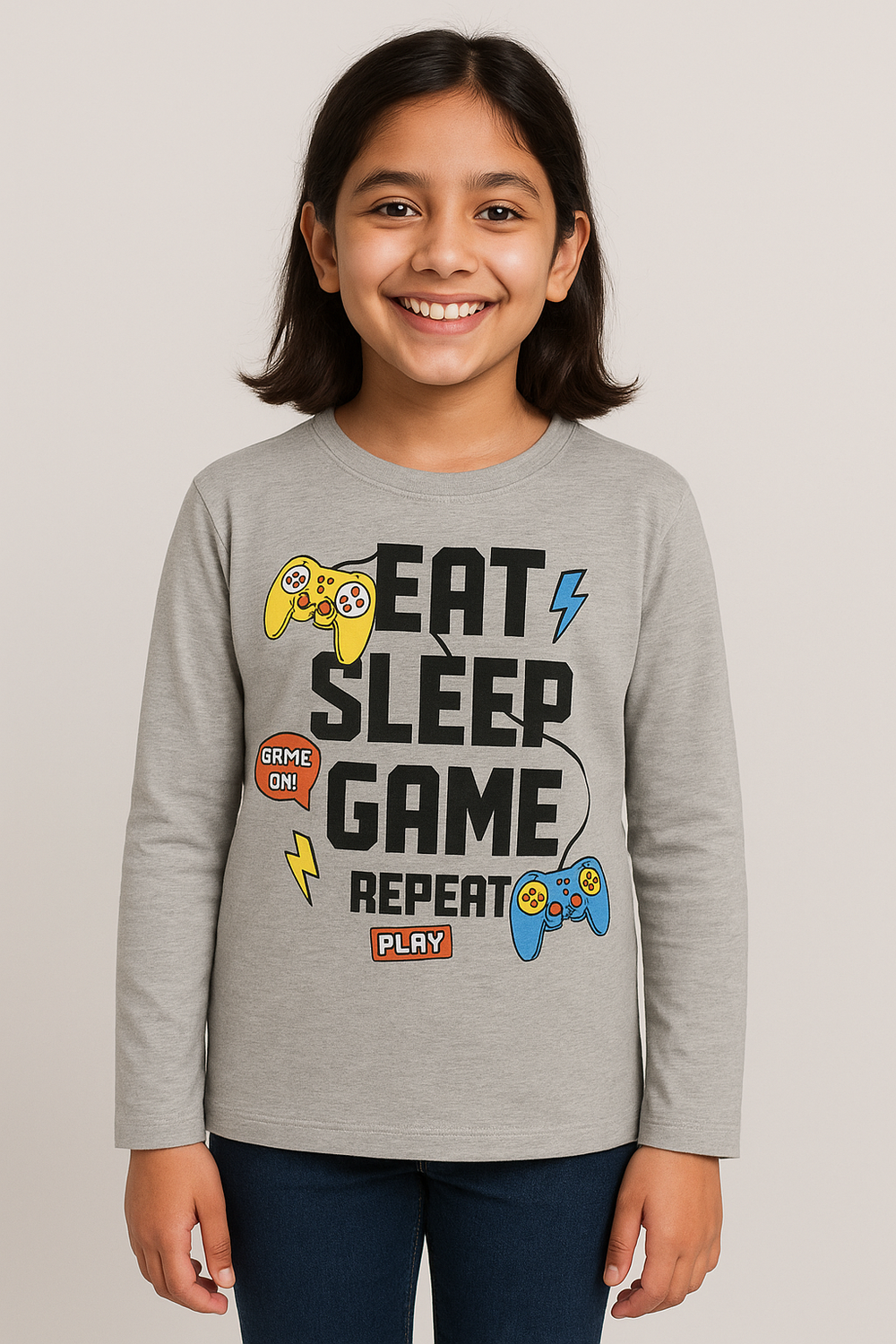 fb3086-model-girl.png T-Shirt - FB-3086: High-Quality Graphic Tee | Shop Now for the Latest Style - Image 1
